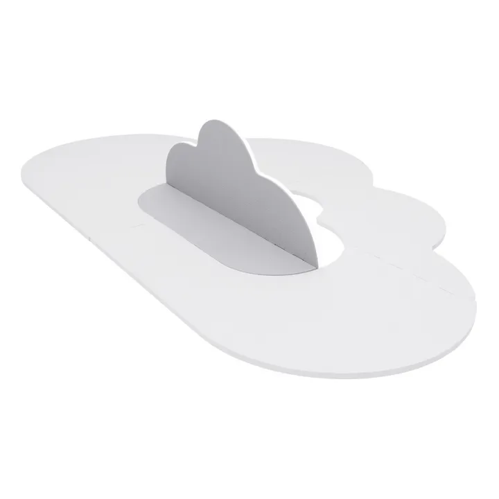 Quut Tapis de jeu pliable Nuage | Gris perle
