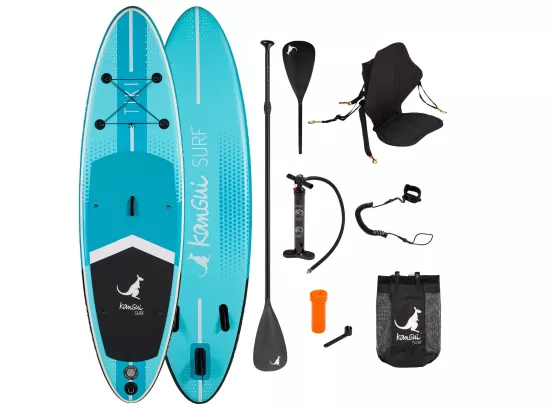 Kangui - Stand up paddle gonflable SUP avec siège kayak, 305cm - TIKI