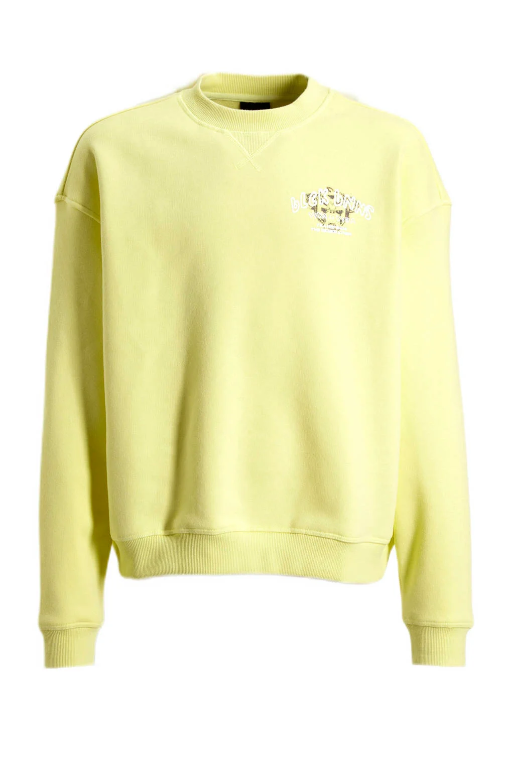 BLACK BANANAS sweater JR. VIVA LA VIDA met printopdruk geel