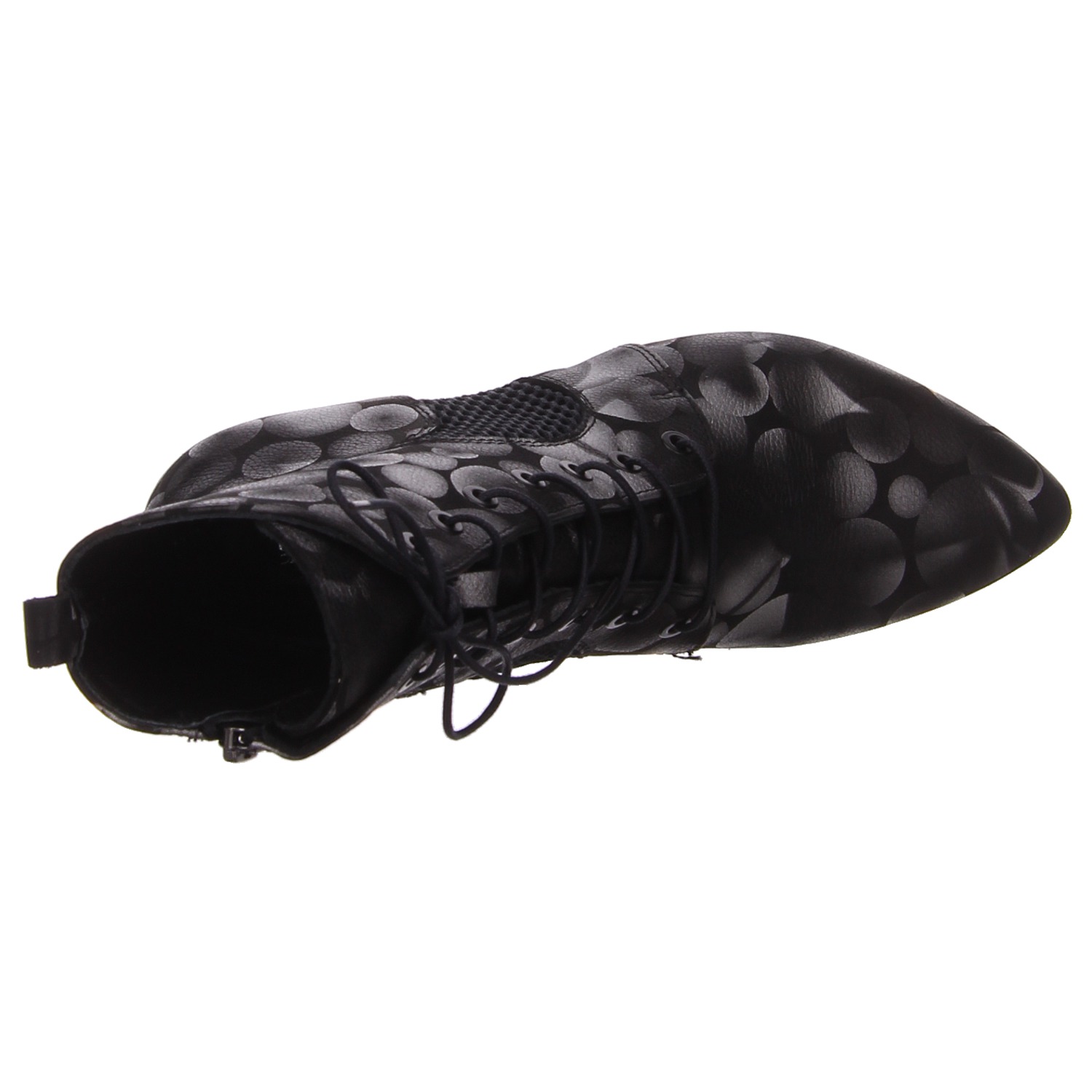 Simen Stiefeletten schwarz weiss/weiss kombi