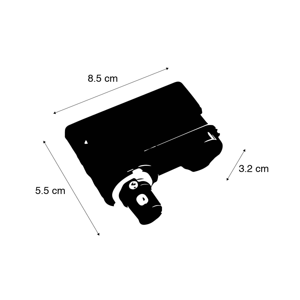 Hanglampadapter voor 3-fasenrail, wit