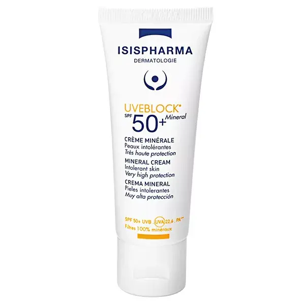 Isispharma Uveblock Creme Mineral FPS 50+ 40ml