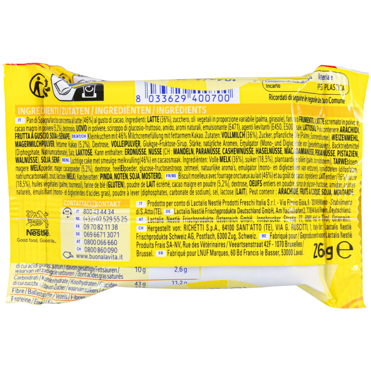 Nestlé Nesquik Snack 4x26g