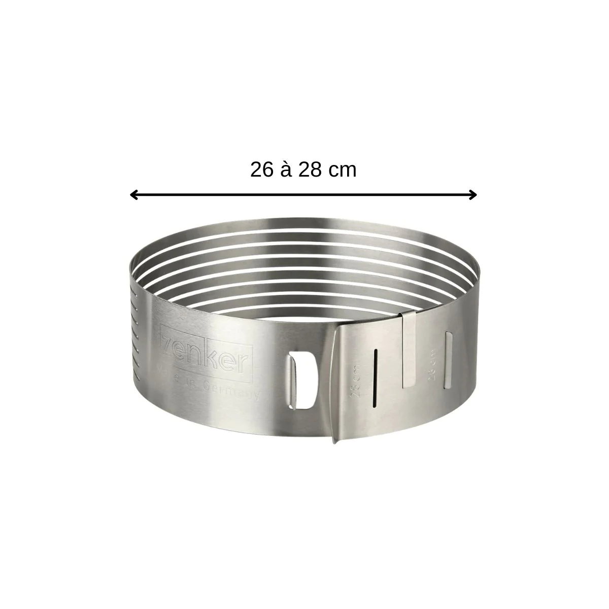 Cercle à pâtisserie pour trancher les gâteaux en étages Smart Pastry Z