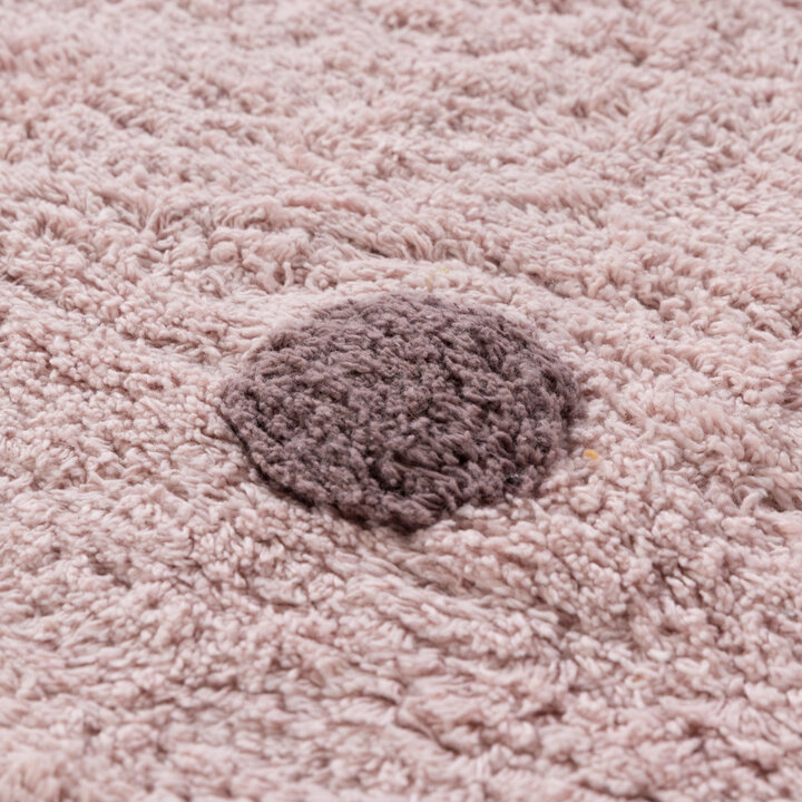Rond Vloerkleed Kinderkamer - Lou Dots Paars