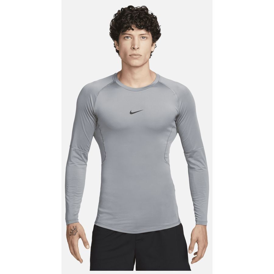 Nike Pro Men's Dri-FIT Tight Long-S SMOKE GREY/BLACK