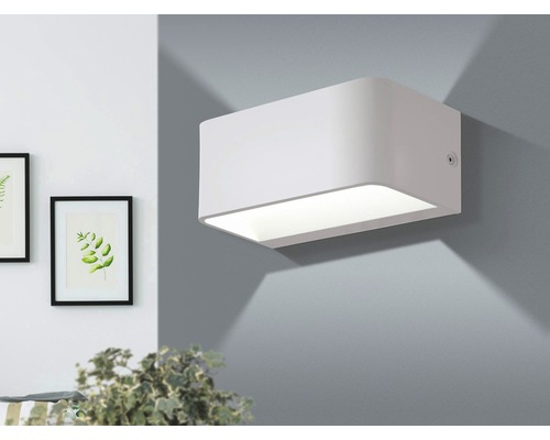 LED wandlamp 1100 lm 3000 K HxL 8x20 cm Sania wit