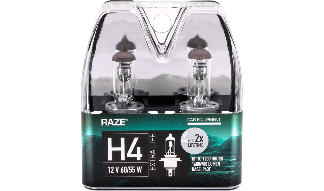Pæresæt H4 Extra Life - RAZE