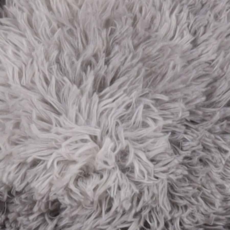 Cama Flamingo Demi Redonda Cinza para Cães e Gatos