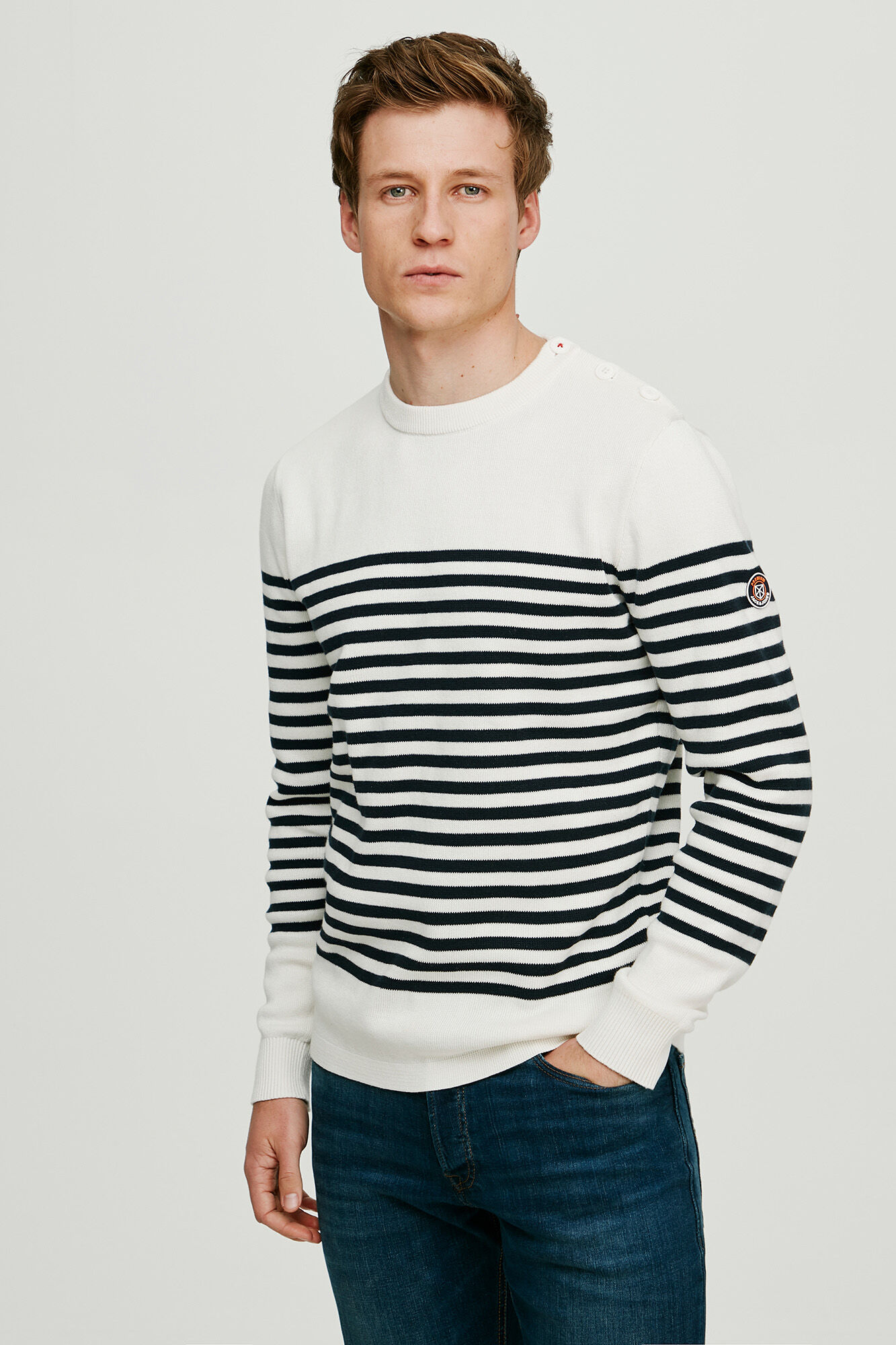 Camisa listrada - Branca