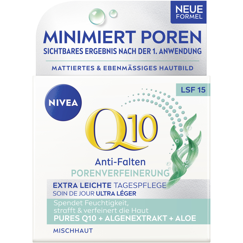 Nivea Q10 Power Tagescreme Creme Anti-Falten leicht LSF15 Topf 50 ml