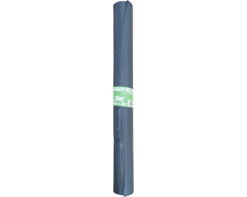 Bouwfolie LDPE 0,2 mm 10 x 3 m zwart rol = 30 m²