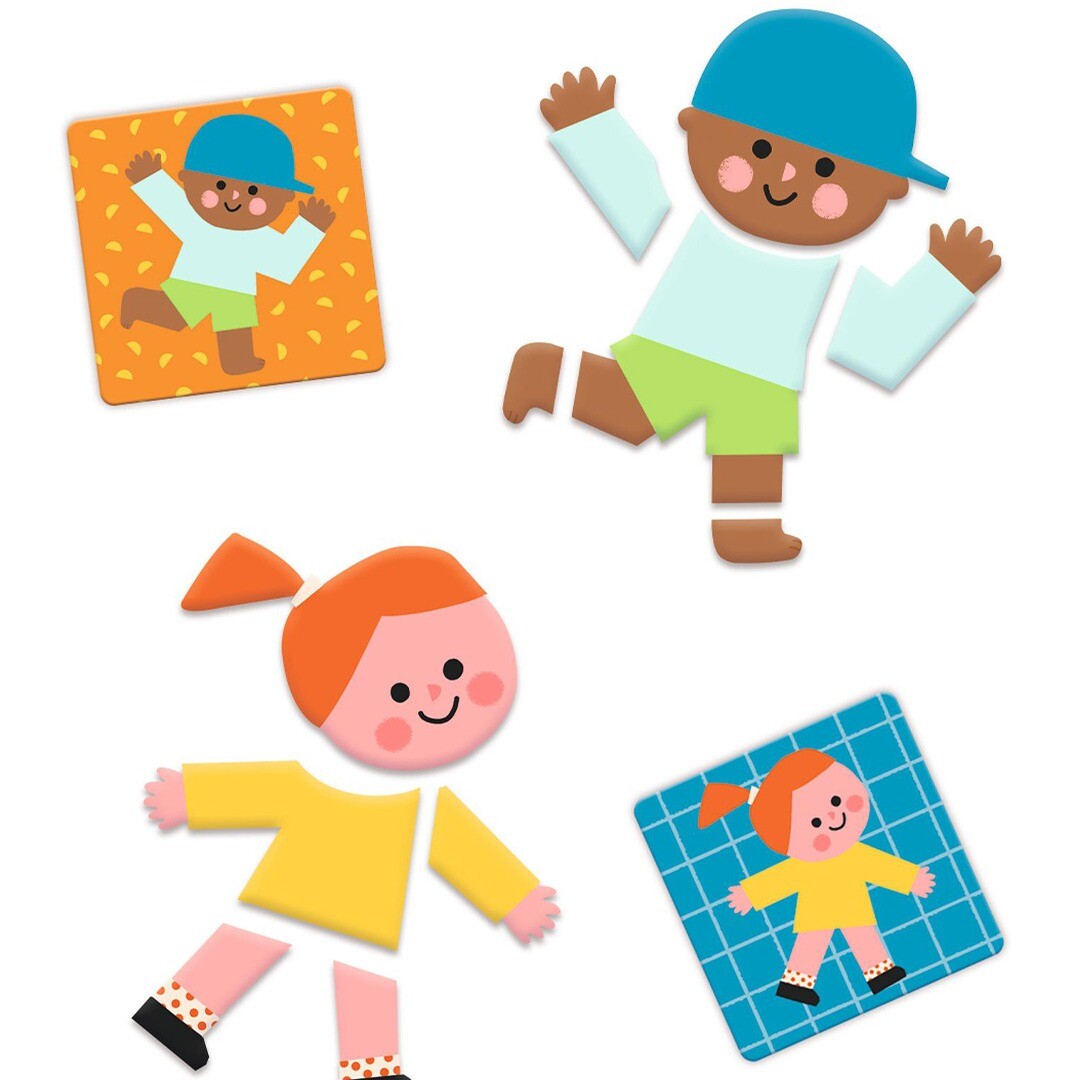 Djeco puzzelspel lichaamsdelen leren