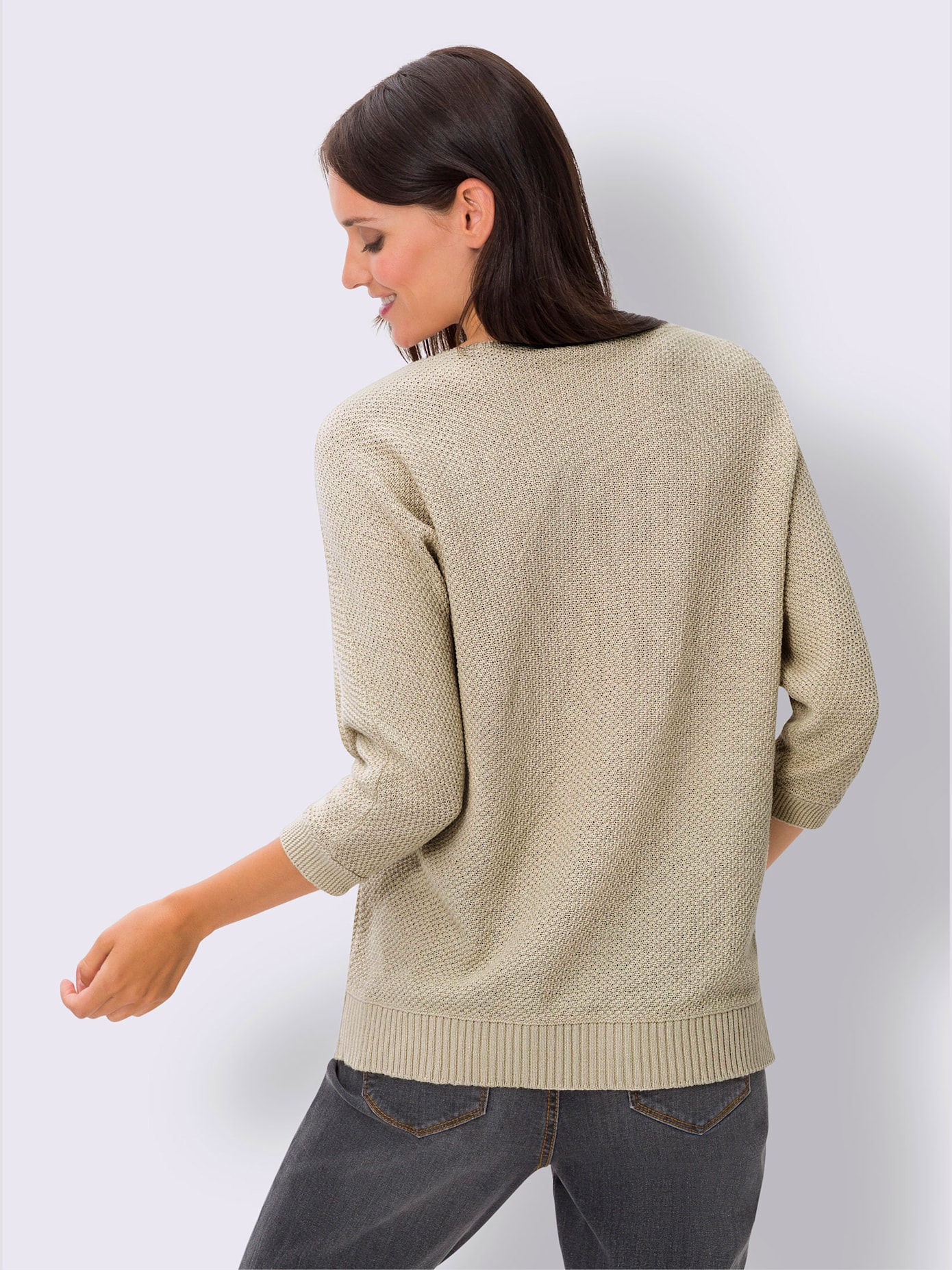 Pull pierres brillantes fantaisie