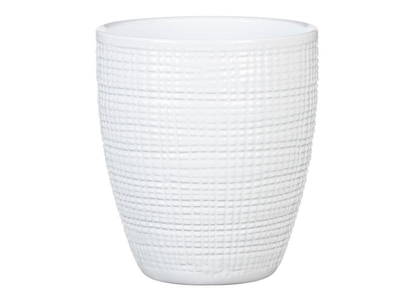 scheurich Blumentopf Corteza 13.2 cm, Weiss Übertopf