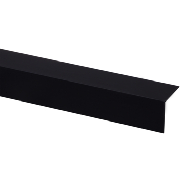 Hoekprofiel kunststof zwart 35x35mm 260cm