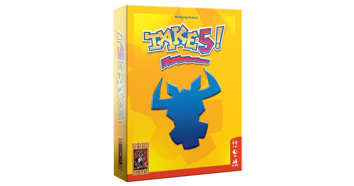 999 GamesTake 5! - Jubileum Editie Kaartspel  (Nederlands, 1 - 10 spelers, 45 minuten, Vanaf 8 jaar)