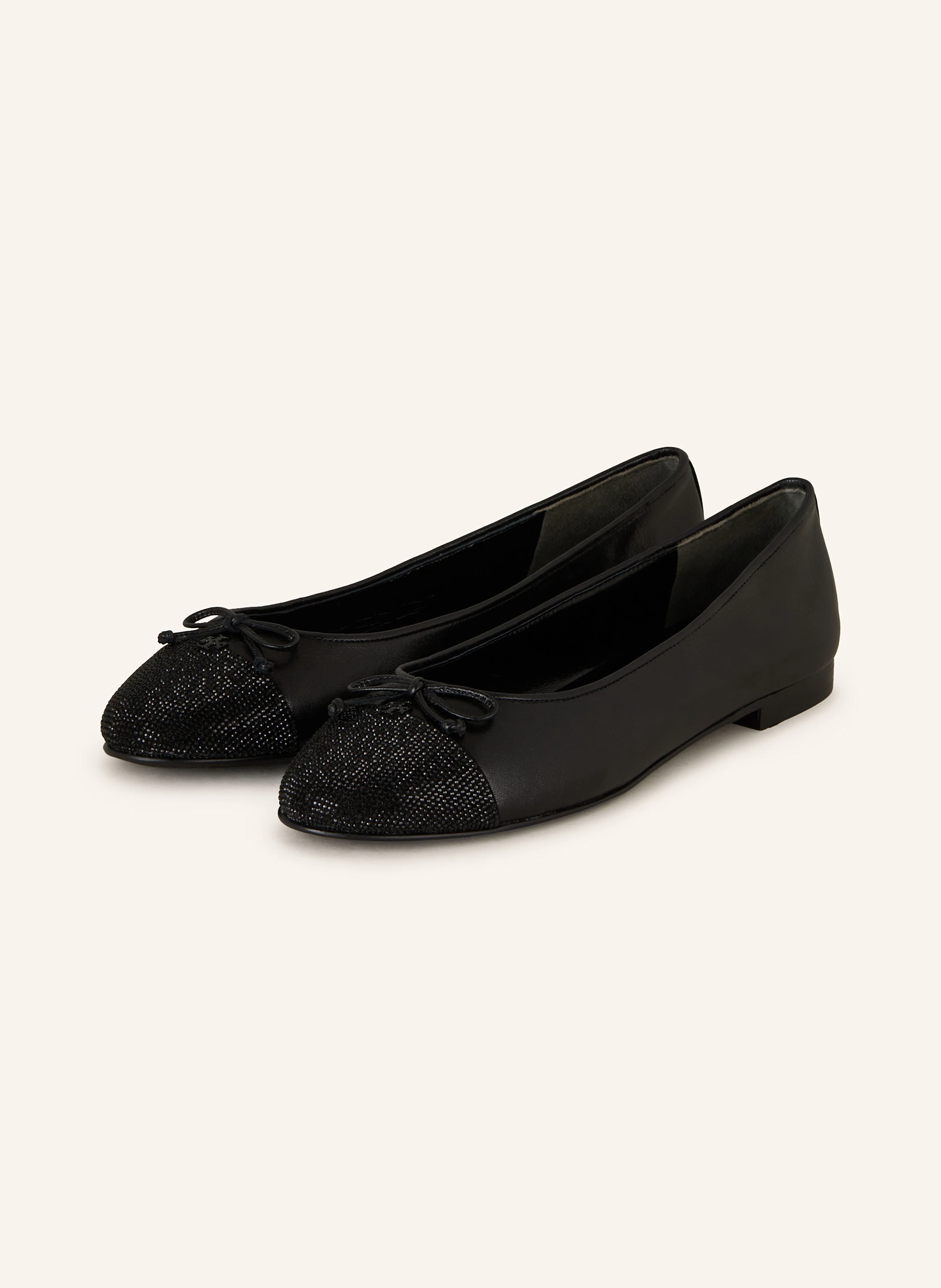 TORY BURCH Ballerinas mit Schmucksteinen