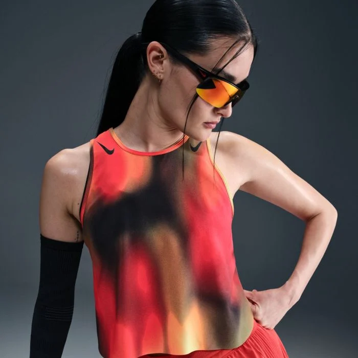 Nike Dame Singletter Aeroswift Dri-FIT Adv Runing Singlet Rød