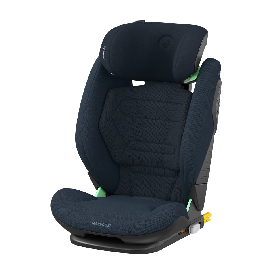 RodiFix Pro² i-Size 3.5 - 12 Y  100 - 150 cm  15 - 36 kg    Mehrere Sitz- und Liegepositionen |    G-CELL Seitenaufprallschutz |    ClimaFlow zur Temperaturregulierung |    AirProtect®-Sicherheitskissen |