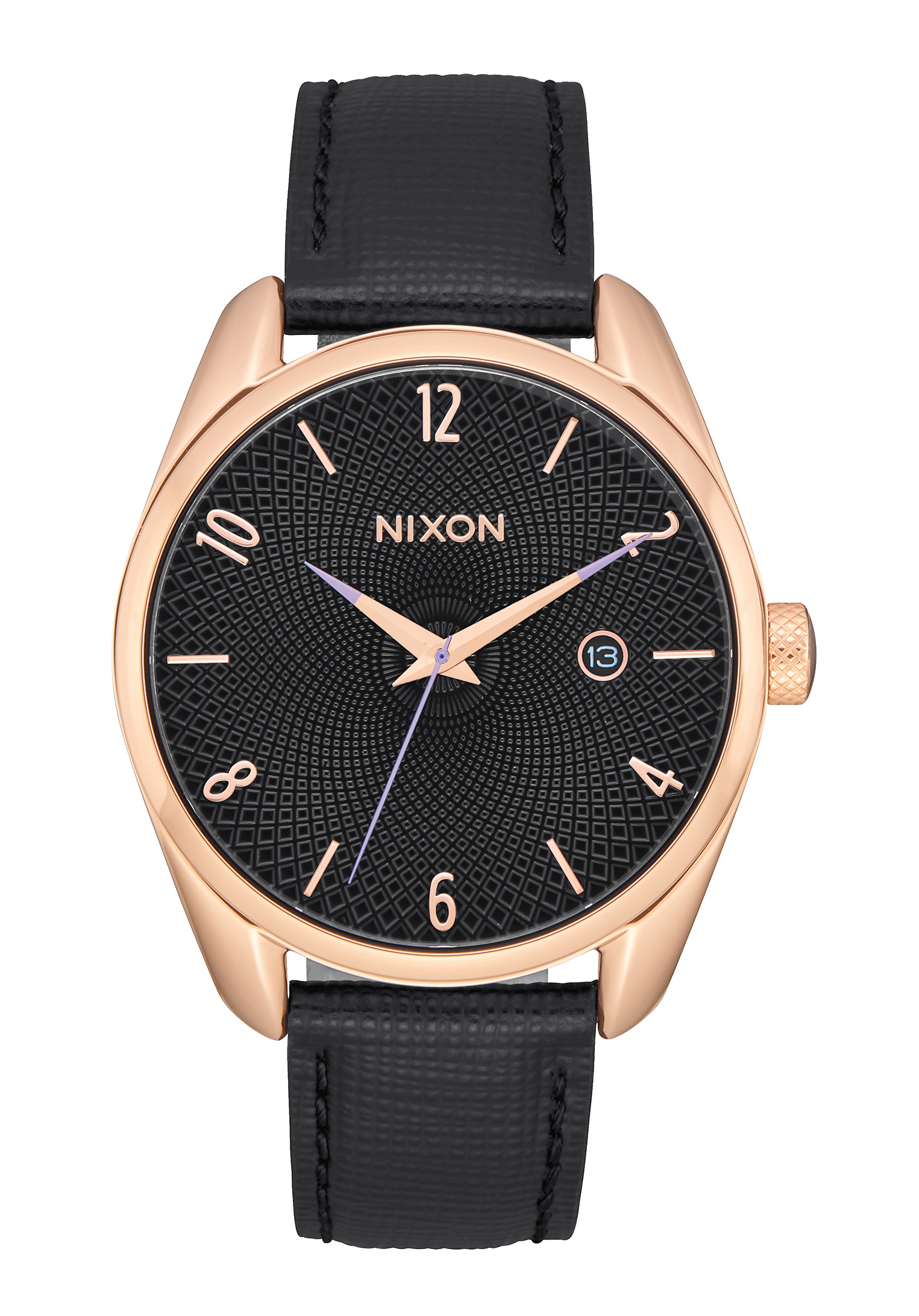 Nixon The Bullet Leather Rose Gold / Black A4731098