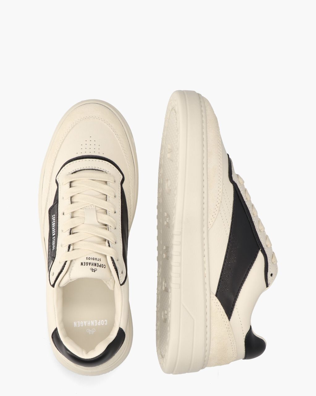 Copenhagen Studios CPH89 Leather Mix Off-White/Zwart Herensneakers
