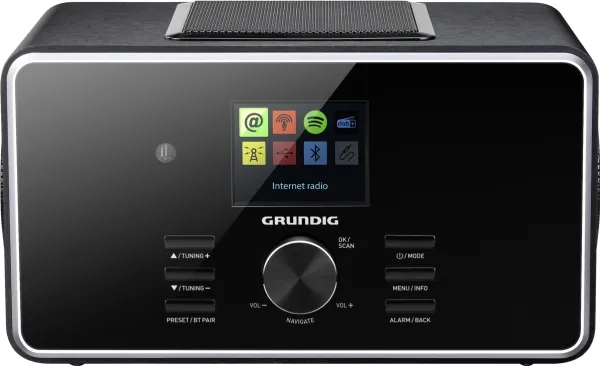 Grundig DTR 6000 X - Audiosystem - 28 Watt (Total) - sort