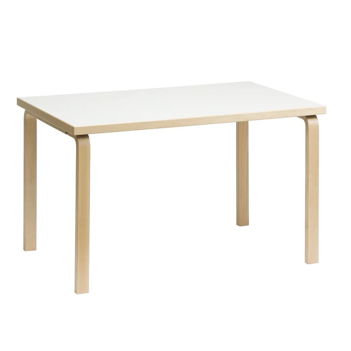 Artek - 81B Tisch, birke / weiss