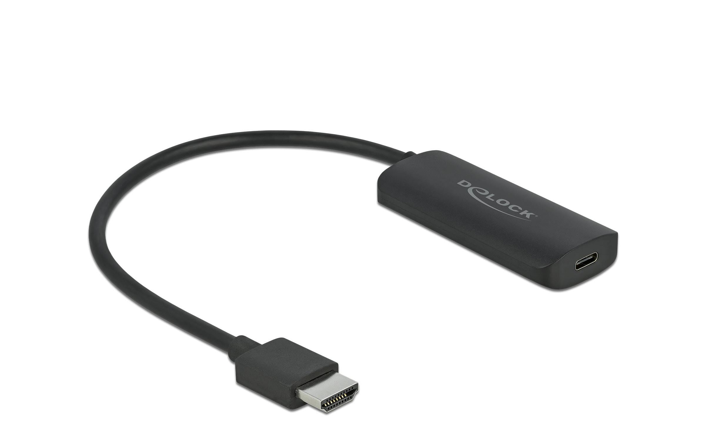 Konverter 4K/60Hz HDMI - USB Type-CDelock Adapter HDMI-A Stecker zu USB Type-C Buchse (DP Alt Mode) 4K 60 Hz