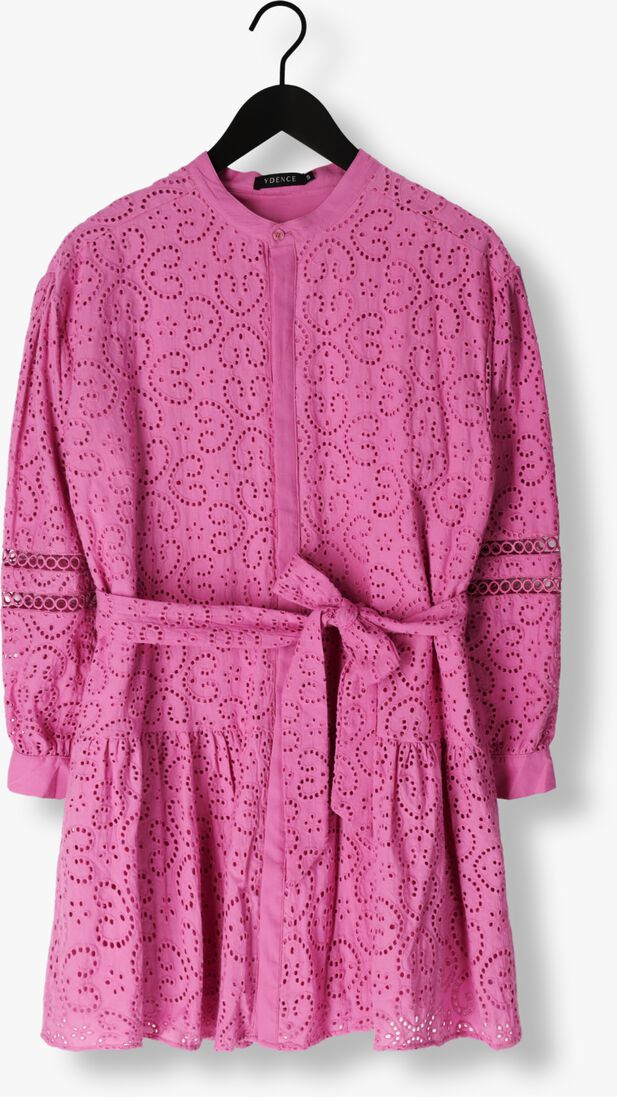 YDENCE roze ydence mini jurk dress kirsty