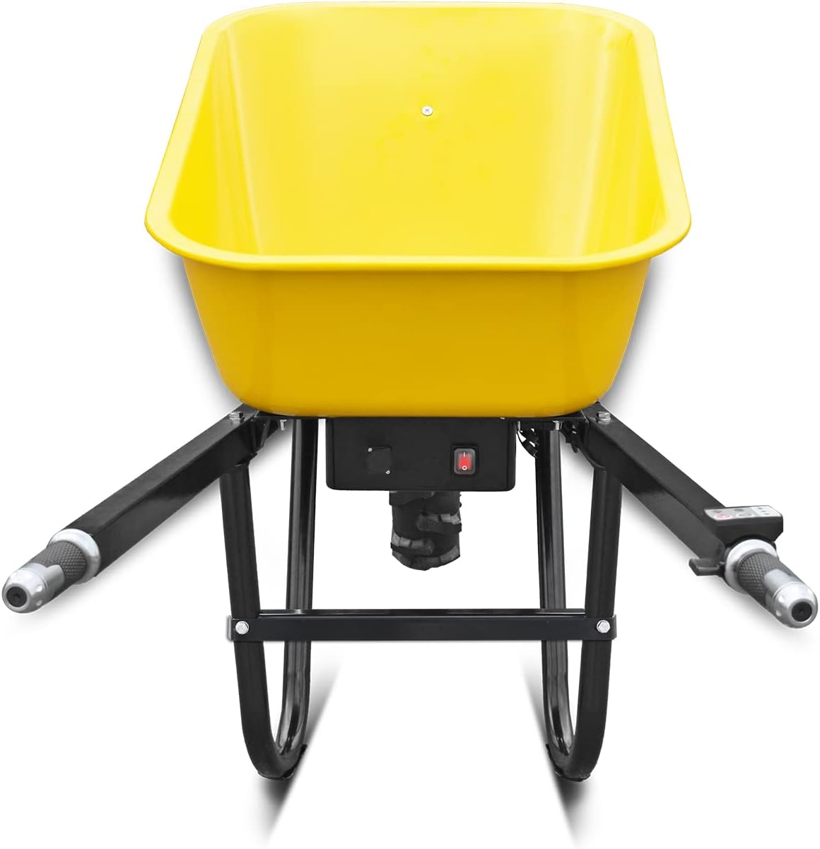BAMATO elektrische Schubkarre MTR-150 | leistungsstarker 500W Elektromotor | Tragkraft 150 kg | Fassungsvermögen 75 Liter | Schubwagen Elektro