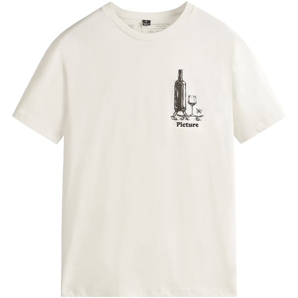 T-shirt PICTURE D&S WINERIDER TEE NATURAL WHITE