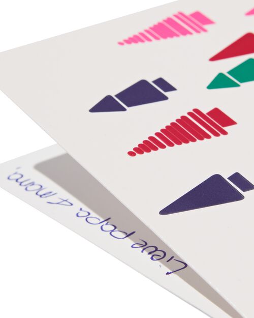 5 cartes de Noël avec impression Noël