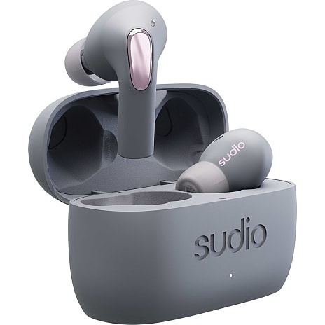 Sudio headphone in-ear E2 TWS ANC - grå