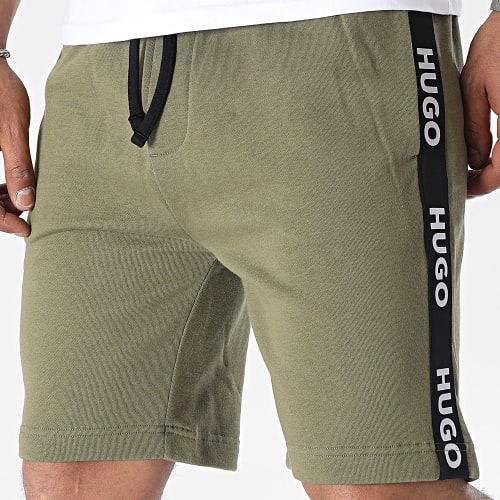 Short Jogging A Bandes Sporty Logo 50496996 Vert Kaki