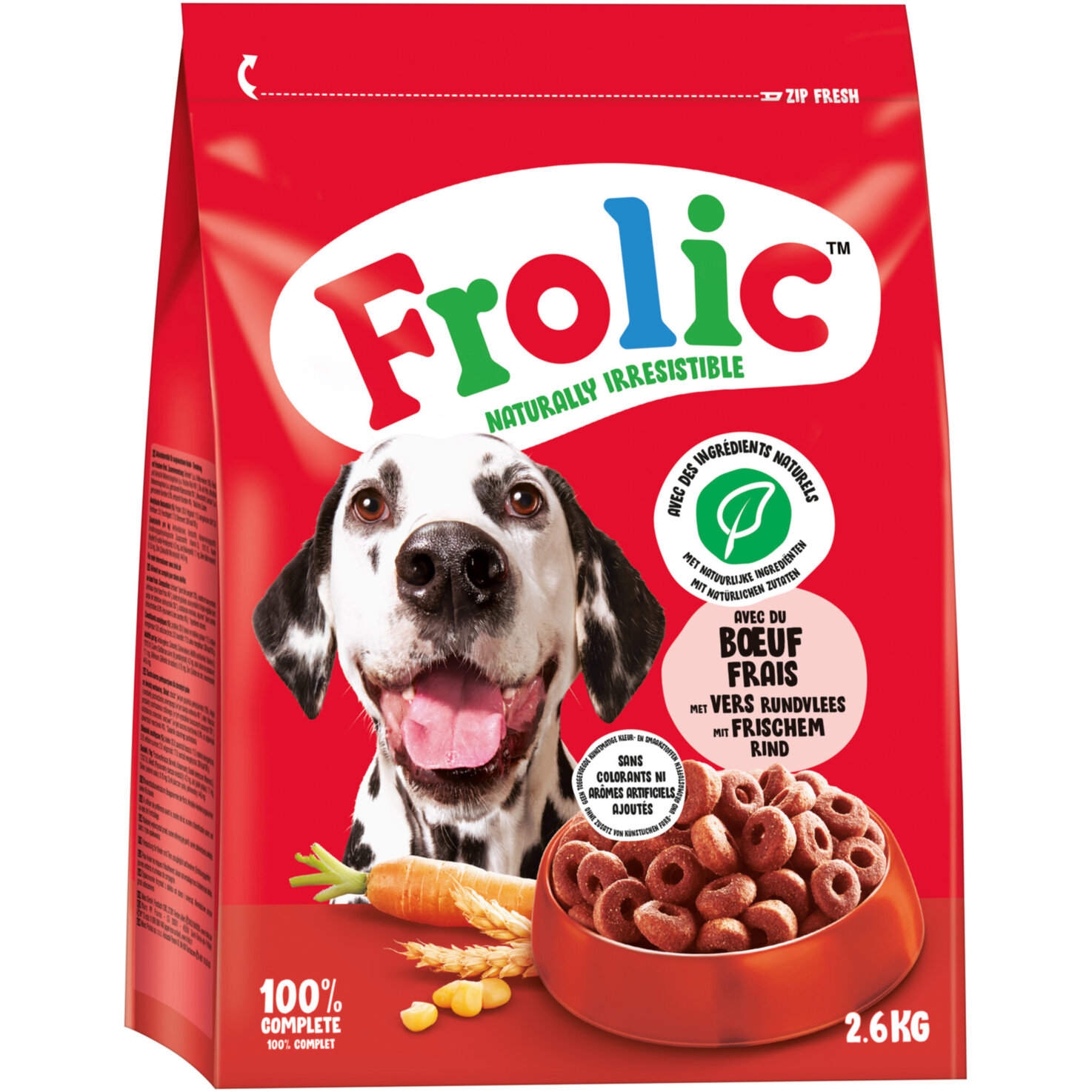 Frolic complete Hunde Trockenfutter Rind