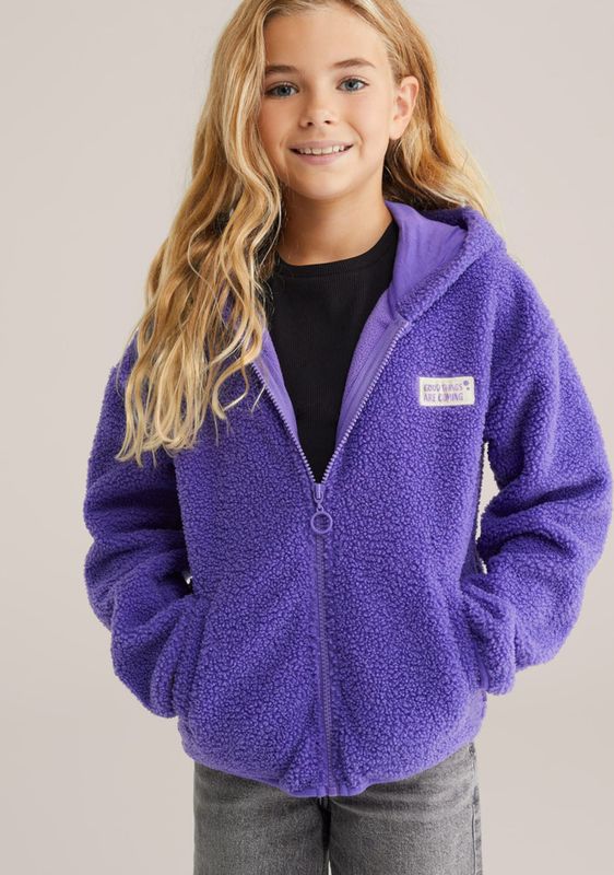 WE Fashion - Teddy Vest - Met Capuchon - 100% Polyester
