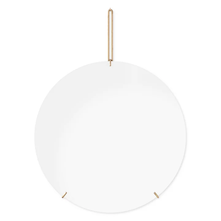 Moebe - Wandspiegel Ø 70 cm, Messing