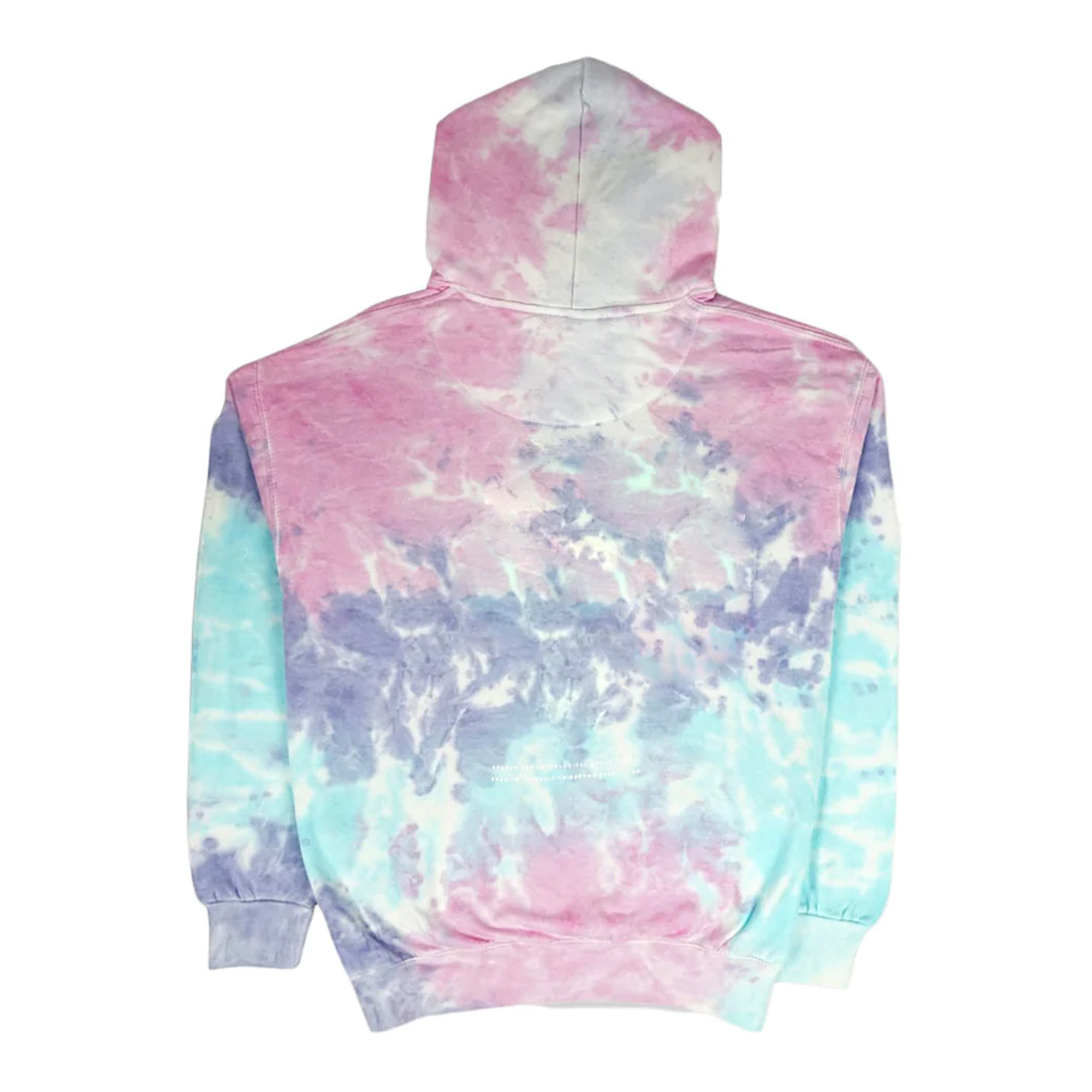 Moletom com capuz tie-dye arco-íris, Colortone