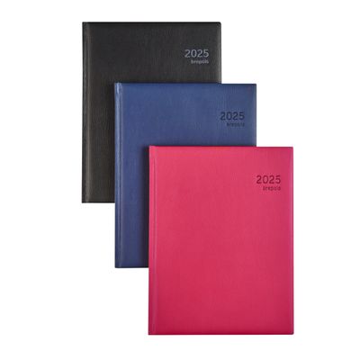 Agenda Classica Optivision - 1 semaine sur 2 pages - 17 x 22 cm - disponible dans différentes couleurs - Brepols