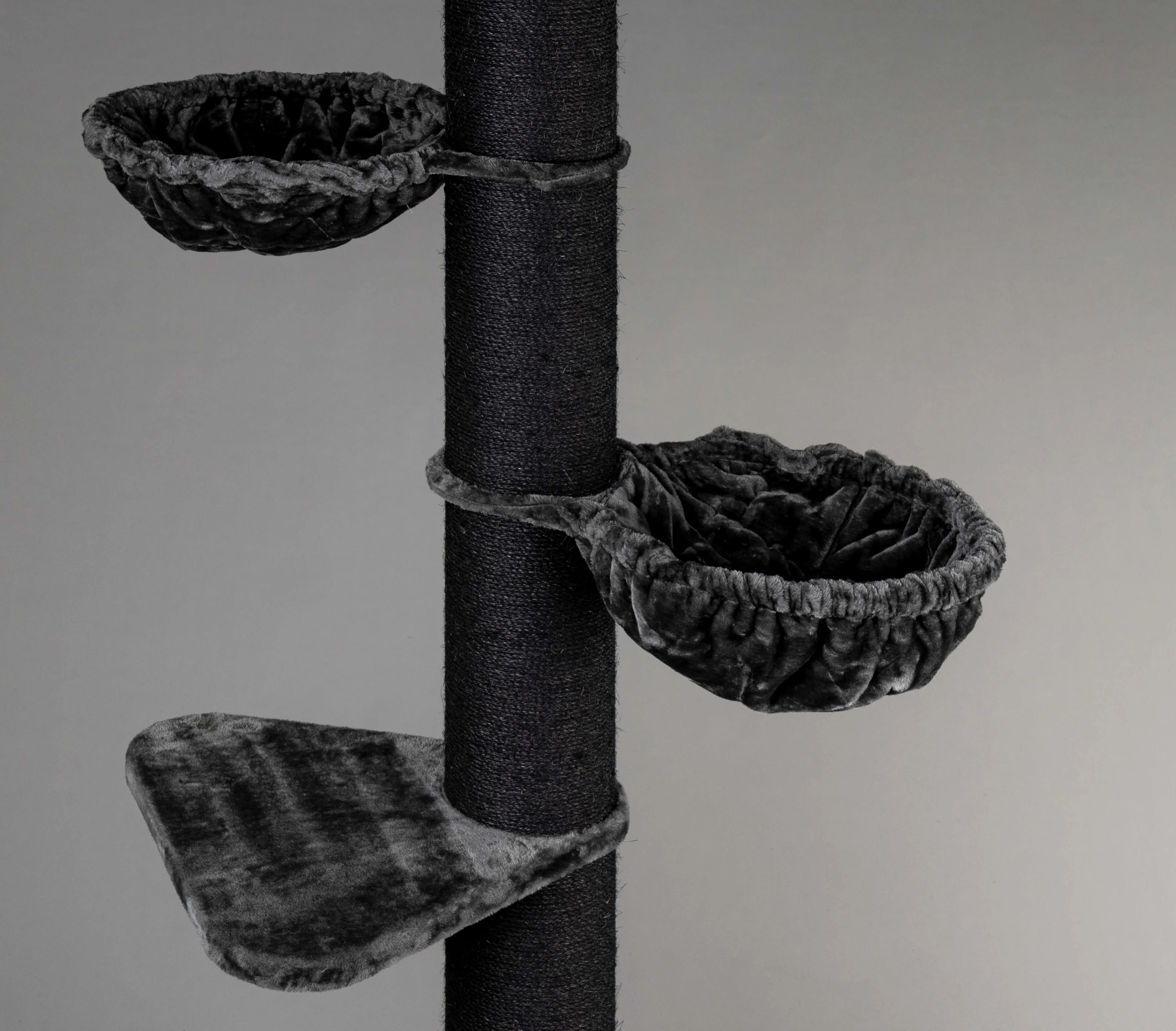 Arranhador para gatos Maine Coon Tower, Blackline Cinza Escuro