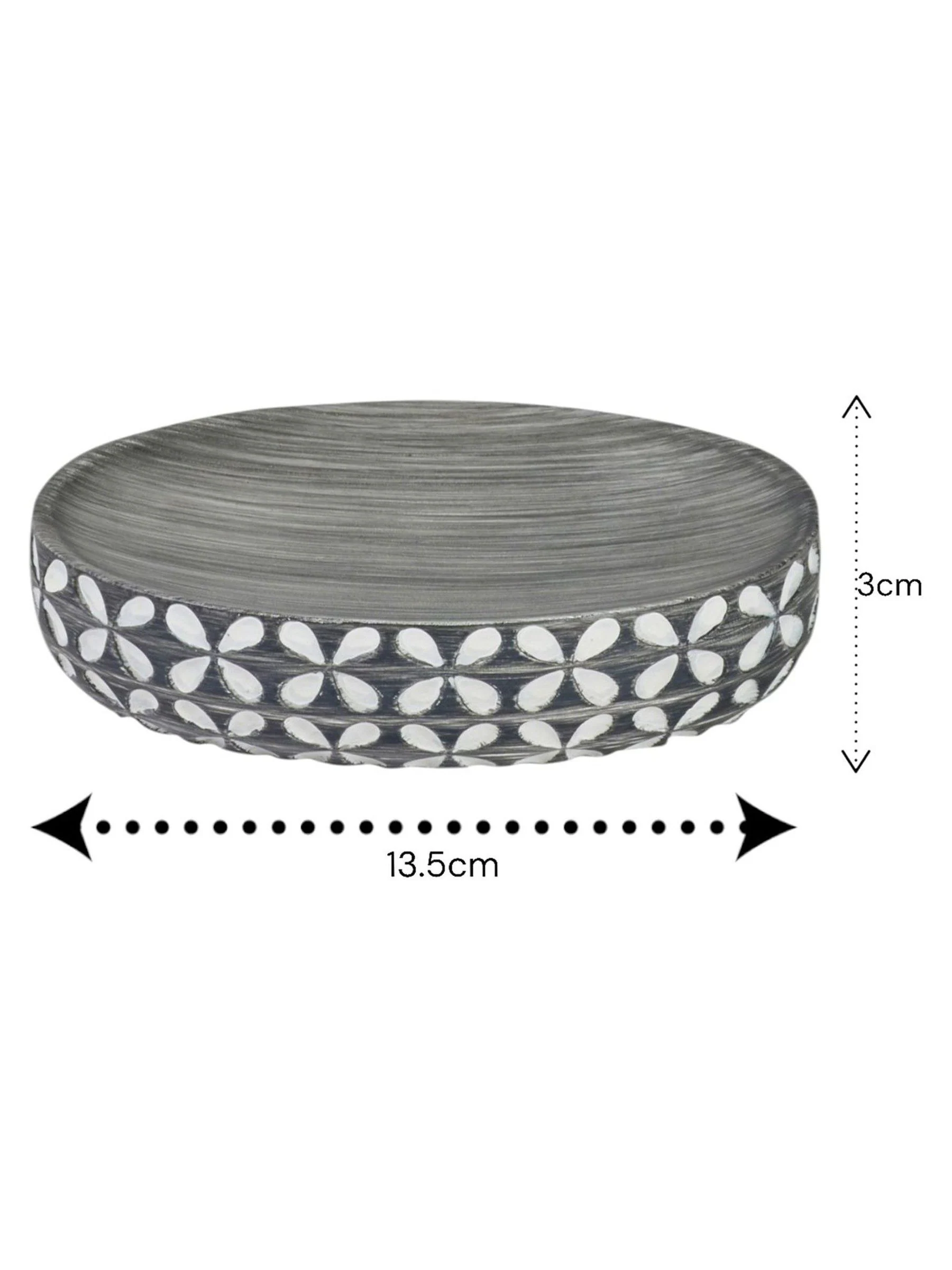 Showerdrape Ravello Geo Floral Soap Dish