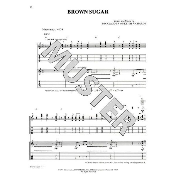 Alfred Music Publishing The Rolling Stones Easy Guitar