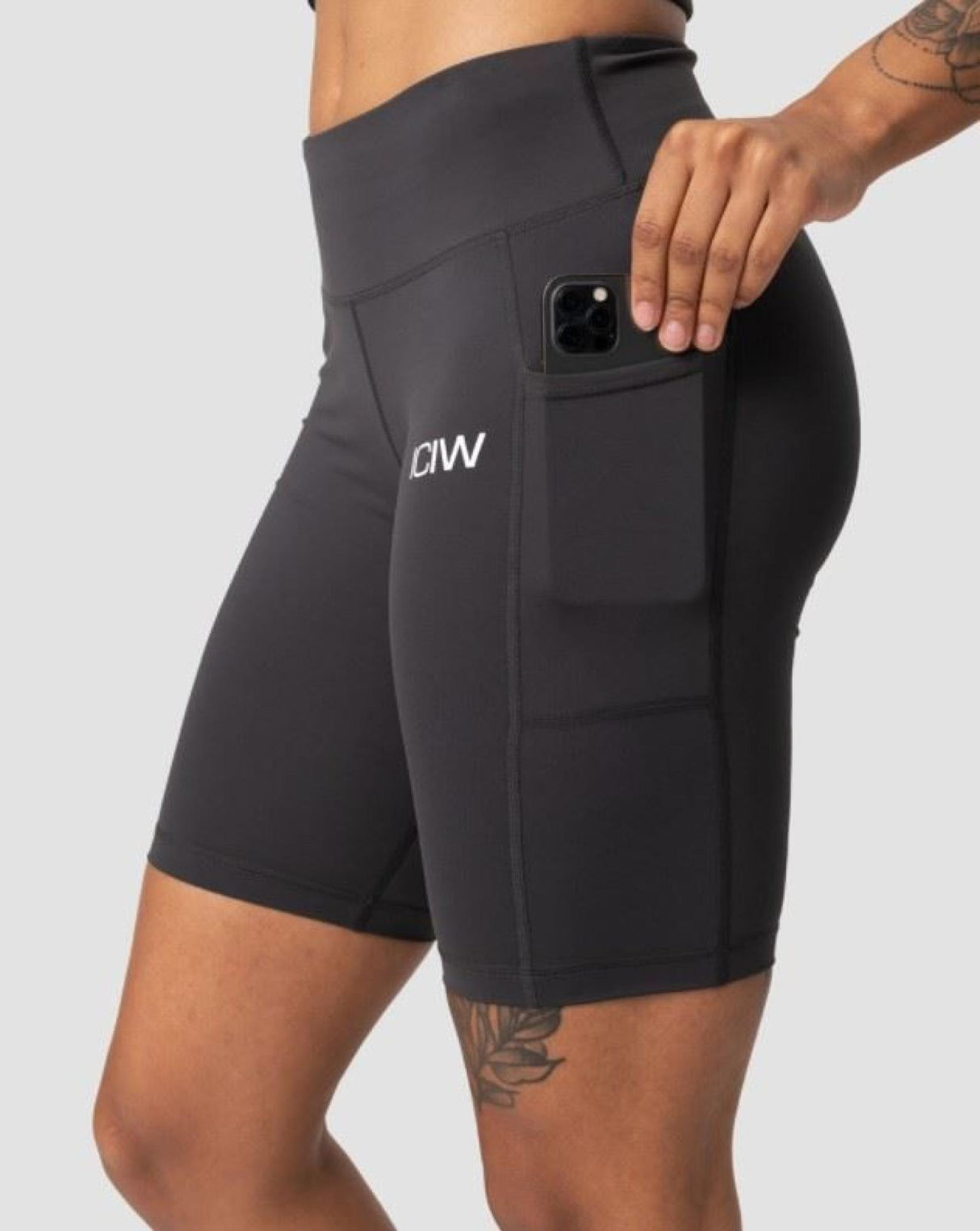 ICIW<br>Classic Pocket Biker Shorts Anthracite - XL