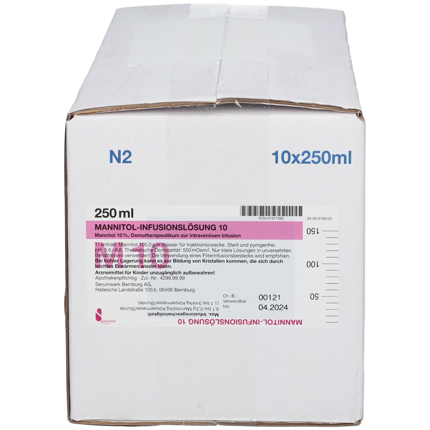 Mannitol-Infusionslösung 10
