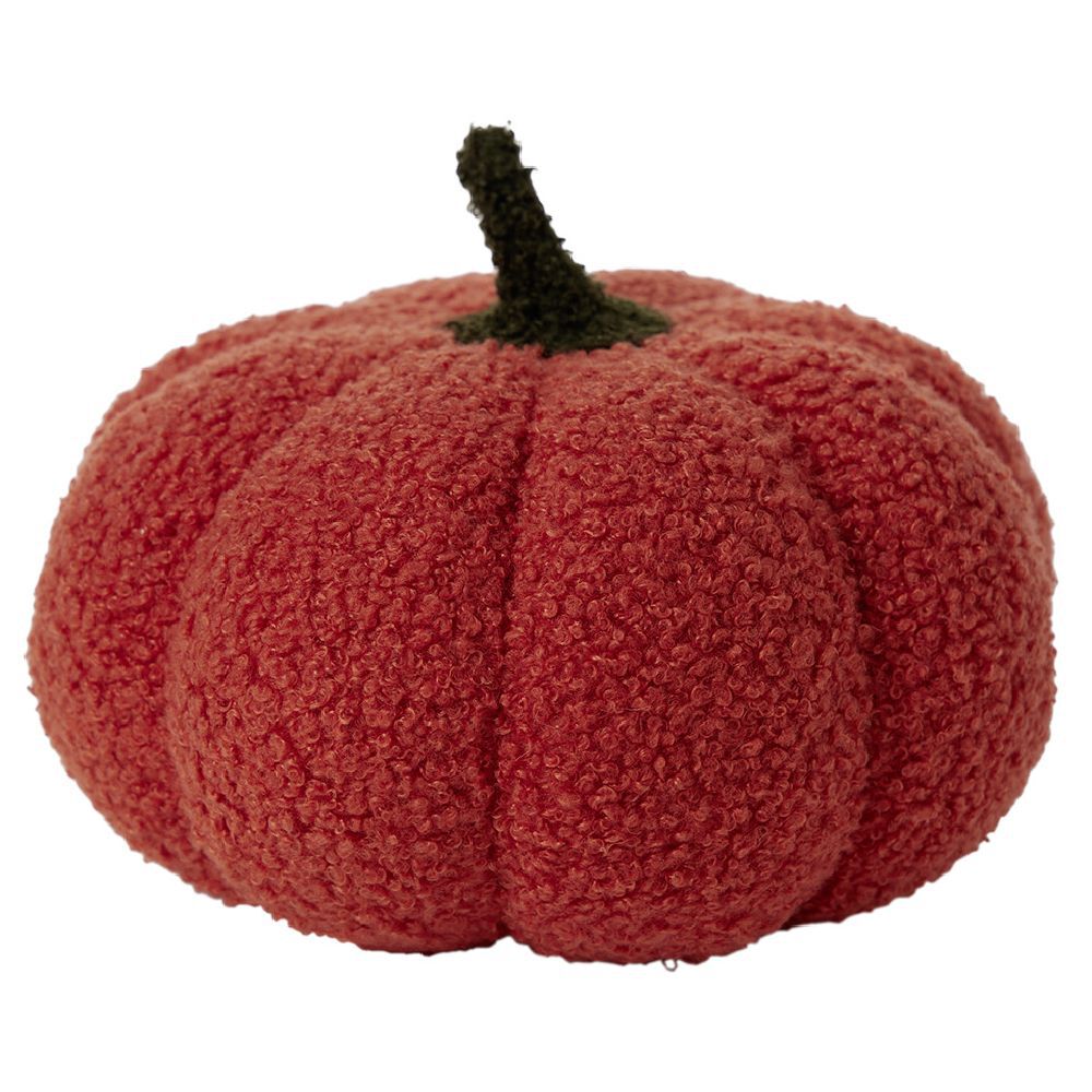 Peluche citrouille Ø20cm polyester 5 coloris