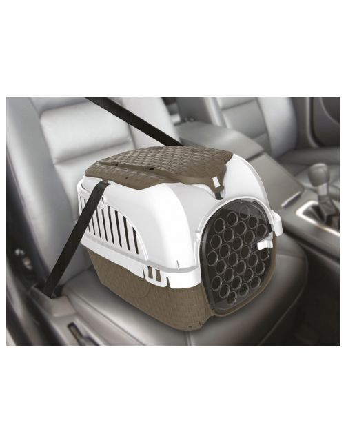 Bama Pet Transportbox - Kattenvervoersbox - 52x33x34 cm Taupe