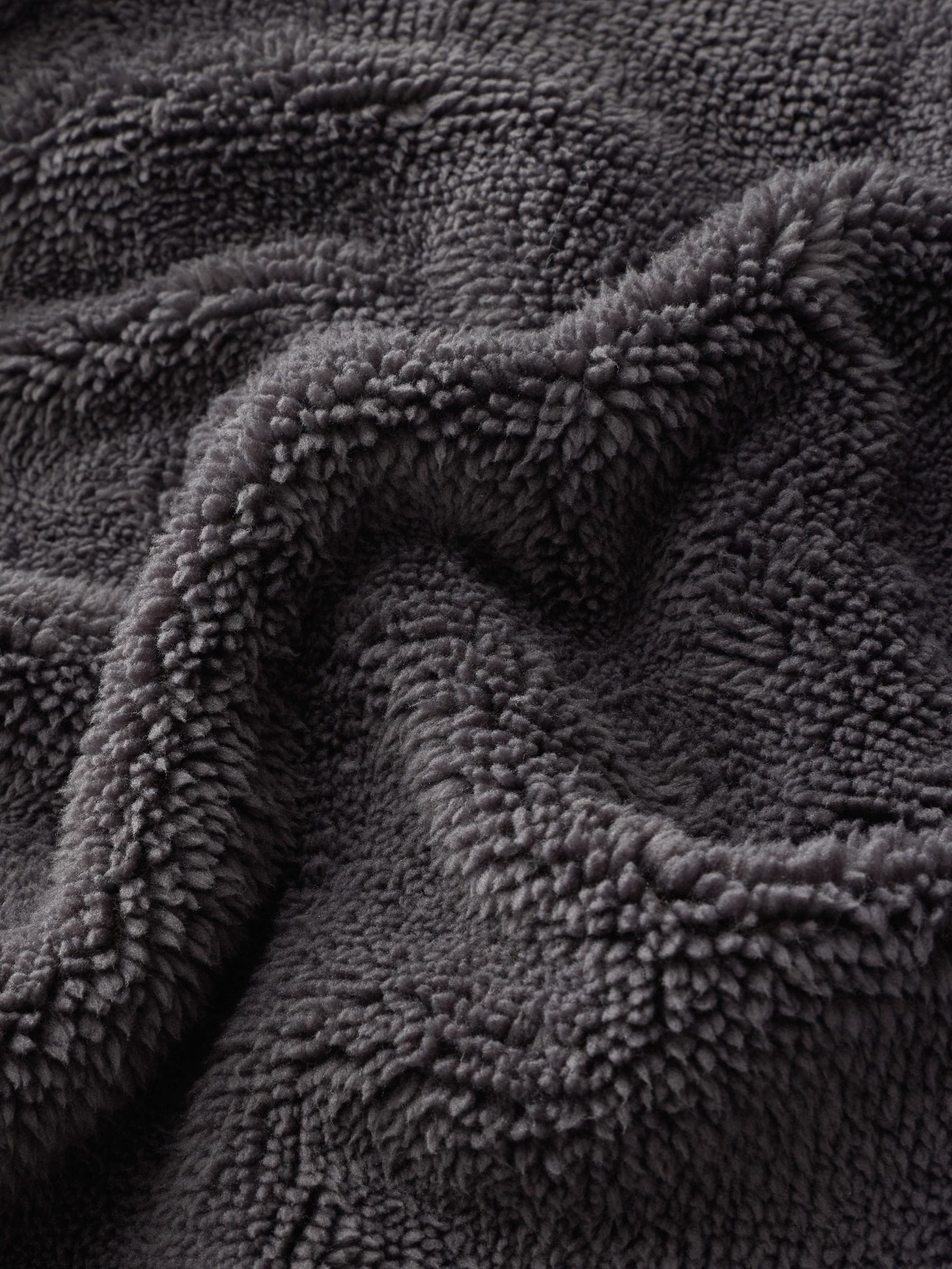 Grijs - Fleece badjas (1,5-16jr)