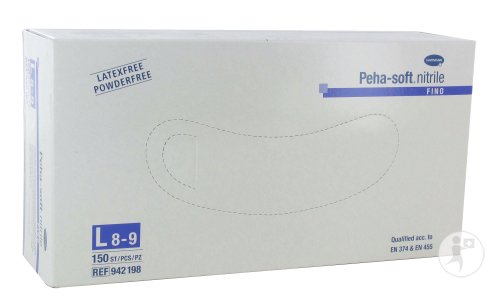 Hartmann Peha-Soft Nitrile Fino Gants Non Poudrés Large 150 Pièces (9421984)