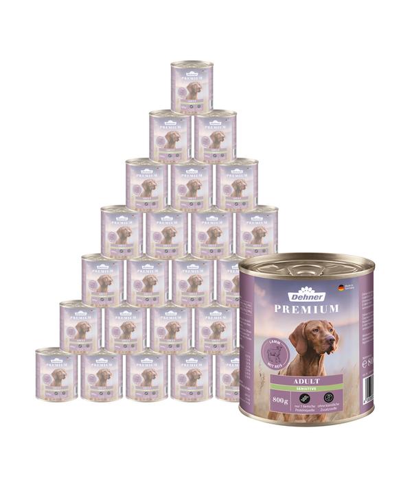 Dehner Premium Nassfutter für Hunde Adult